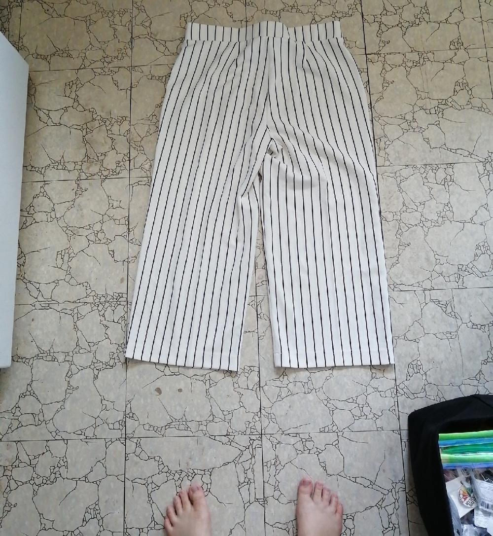 One5One White Striped Pants - Picture 3 of 3